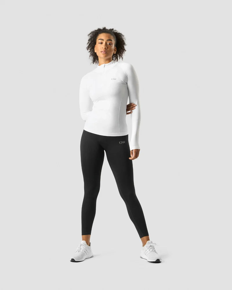 ICANIWILL Define Seamless 1/4 ZIP Wmn treenipaita