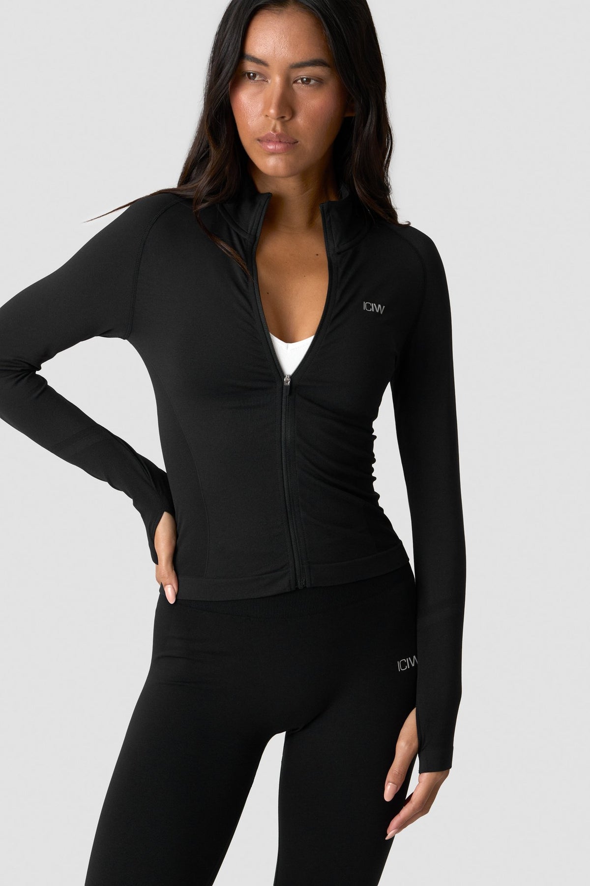 ICANIWILL Define Seamless Zip Long sleeve verkkatakki
