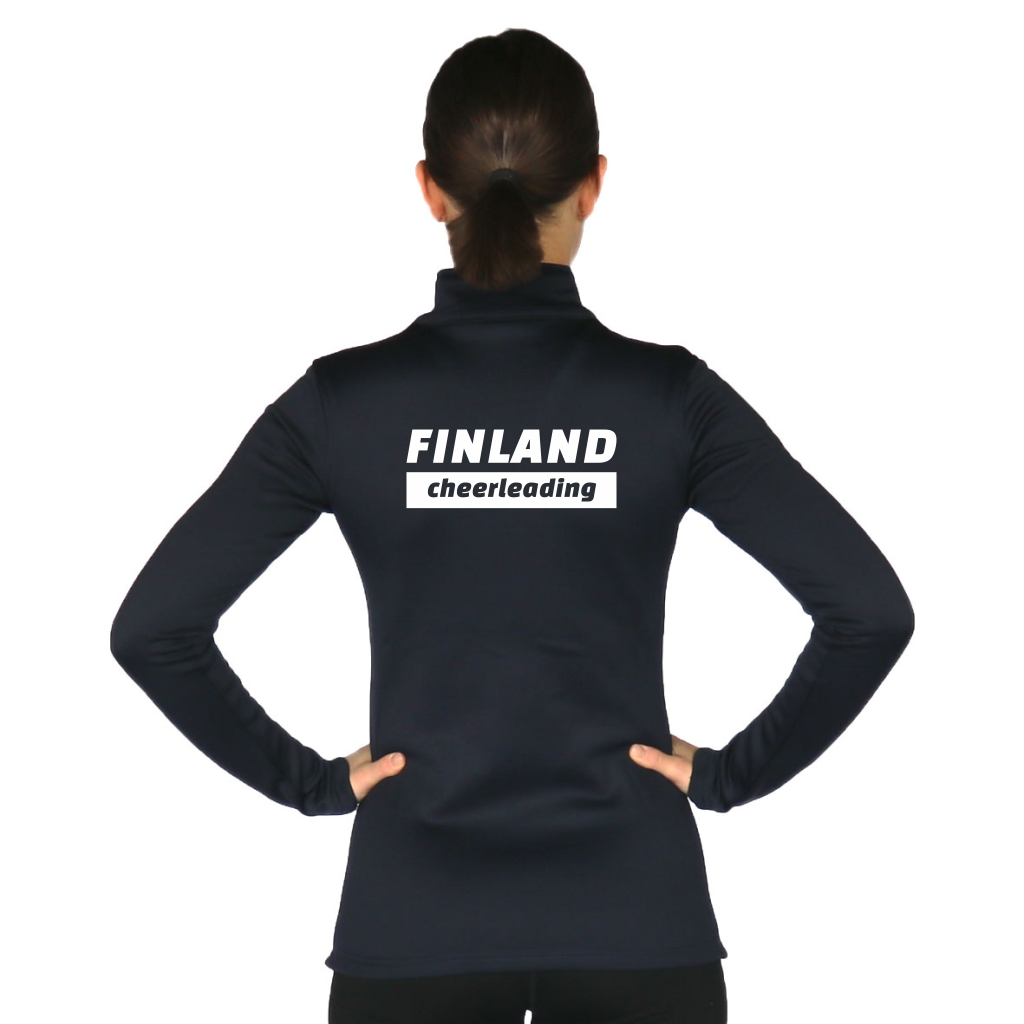 Skillz Gear Invincible verkkatakki FINLAND cheerleading -painatuksella