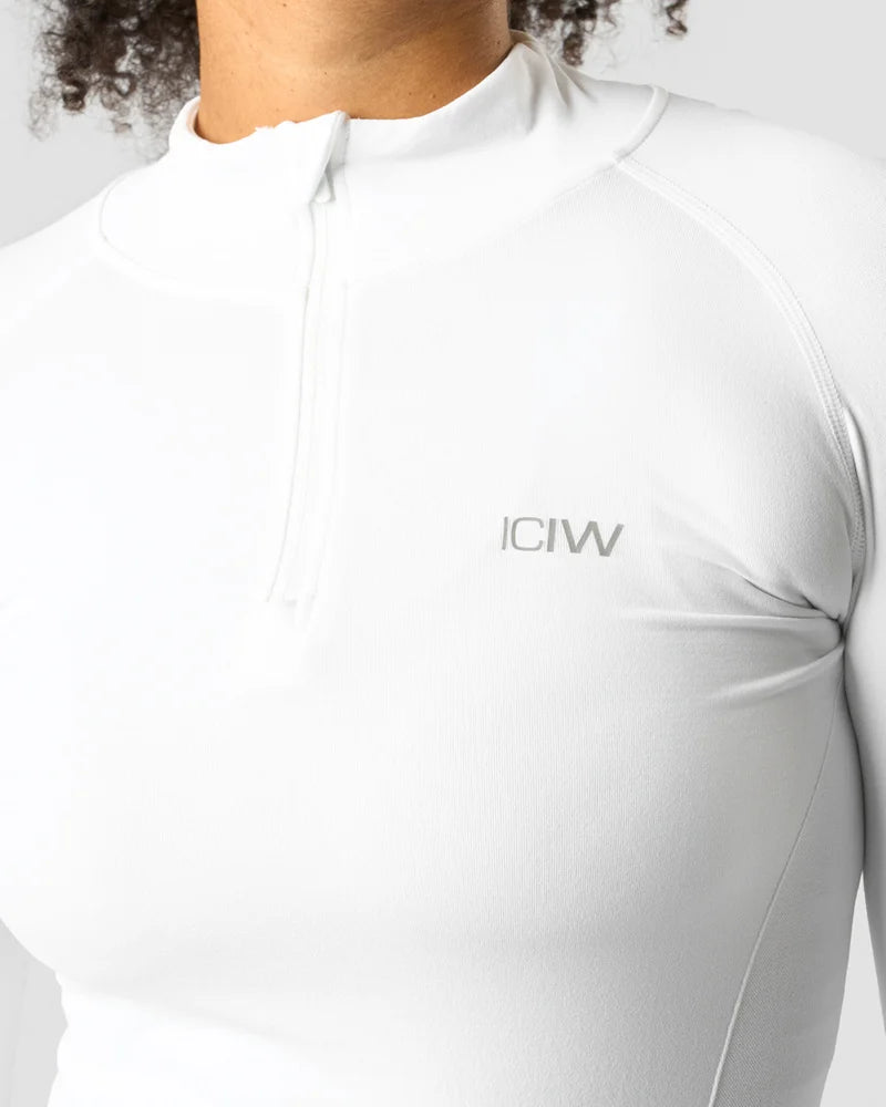 ICANIWILL Define Seamless 1/4 ZIP Wmn treenipaita