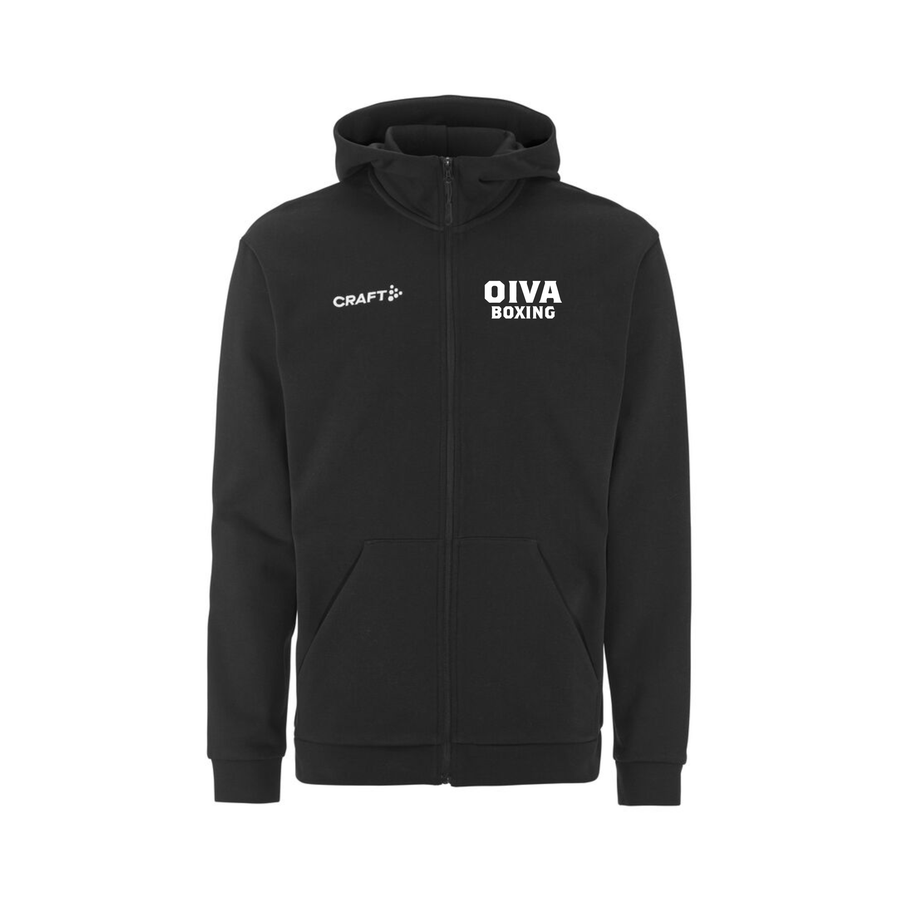 Oiva Boxing Craft Community 2.0 Logo FZ Hoodie vetoketjuhuppari