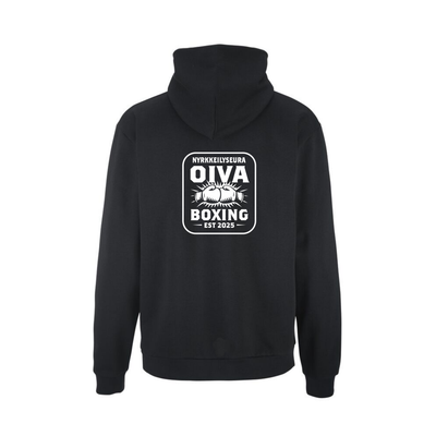 Oiva Boxing Craft Community 2.0 Logo FZ Hoodie vetoketjuhuppari