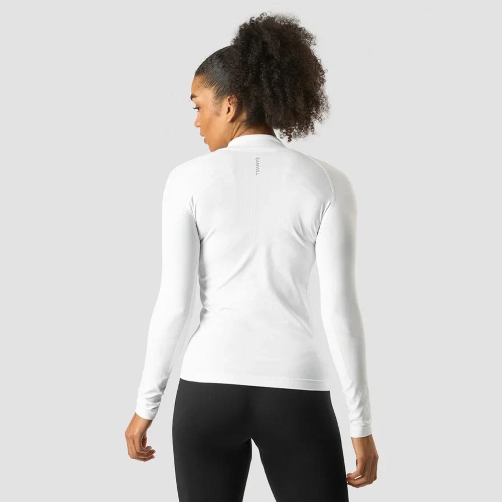 ICANIWILL Define Seamless 1/4 ZIP Wmn treenipaita