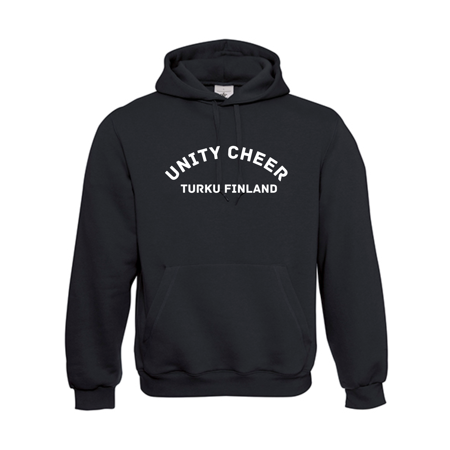 Unity Cheer B&C huppari tekstipainatuksella