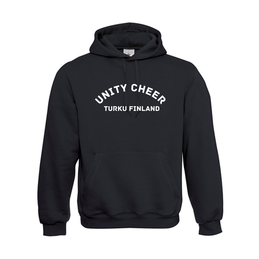 Unity Cheer B&C huppari tekstipainatuksella