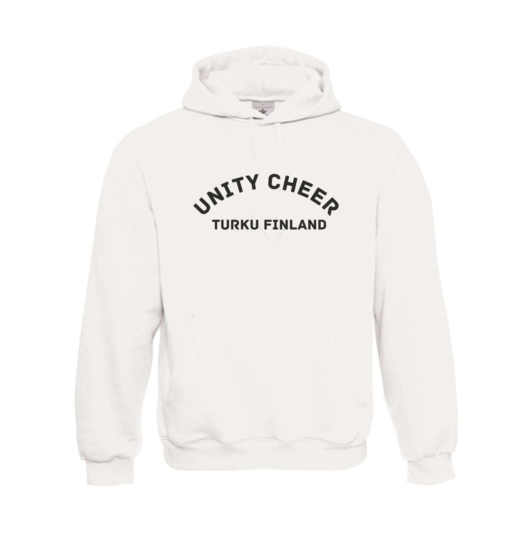 Unity Cheer B&C huppari tekstipainatuksella