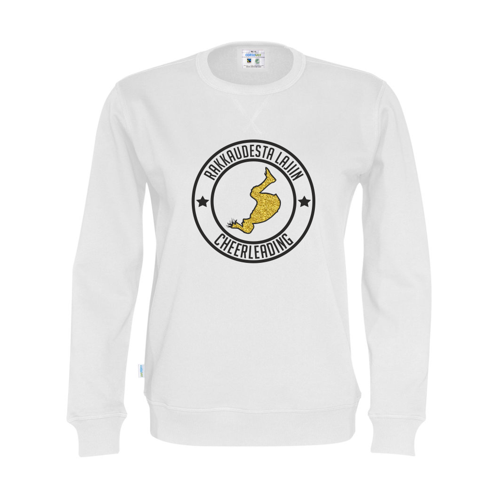 Cottover Rakkaudesta lajiin collegepaita (luomu)