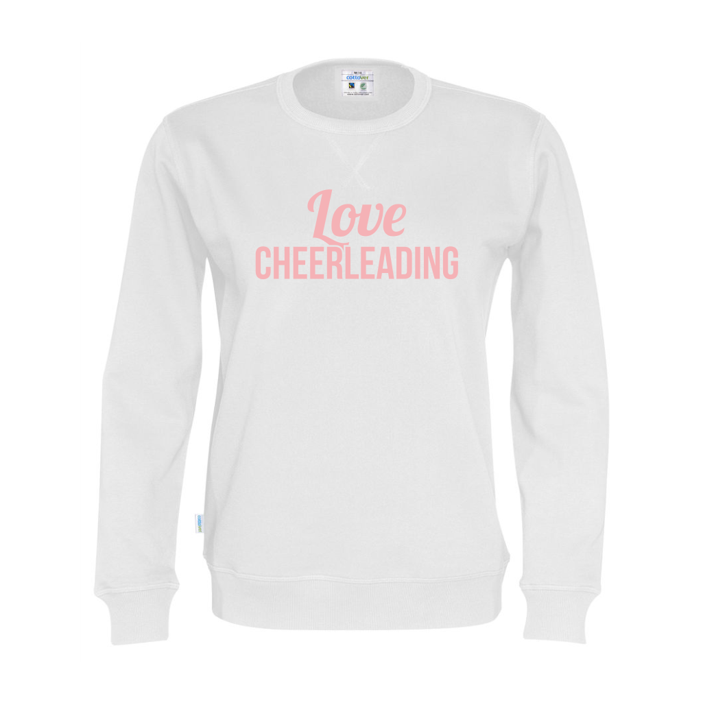 Cottover Love Cheerleading collegepaita (luomu)