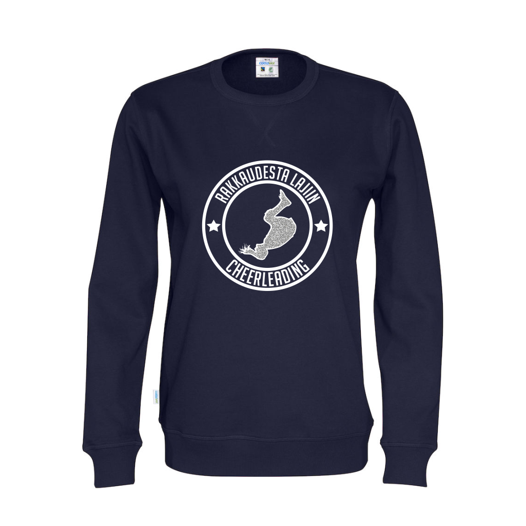 Cottover Rakkaudesta lajiin collegepaita (luomu)