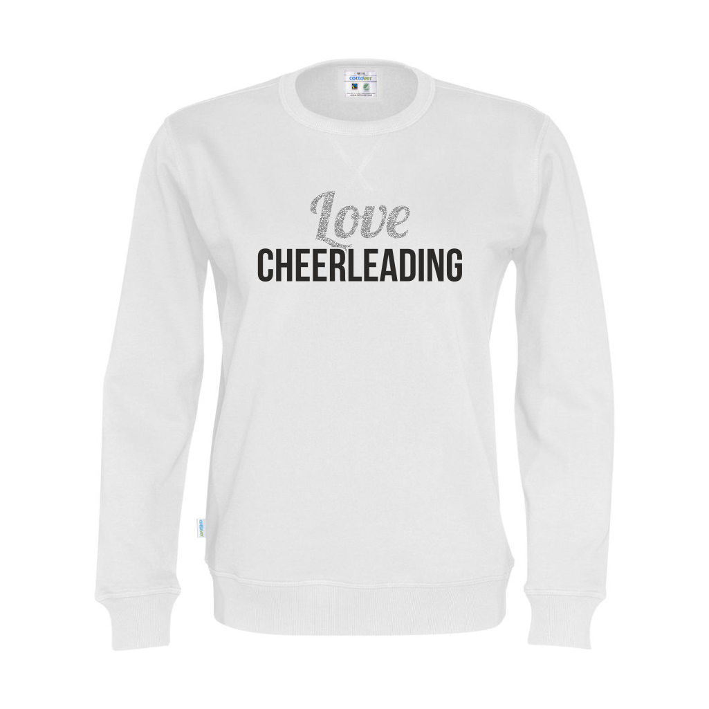 Cottover Love Cheerleading collegepaita (luomu)