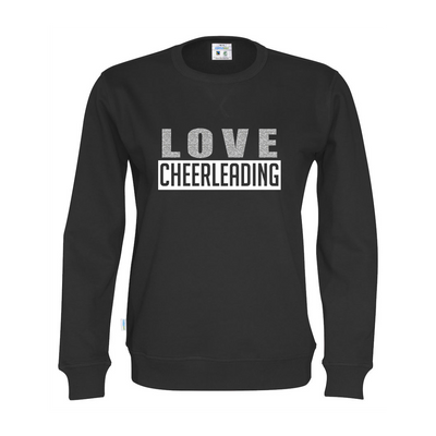 Cottover LOVE CHEERLEADING collegepaita (luomu)