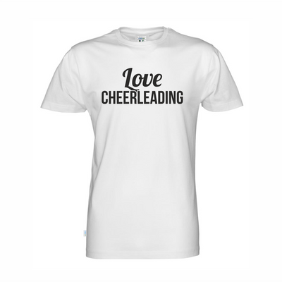 Cottover Love Cheerleading t-paita (luomu)