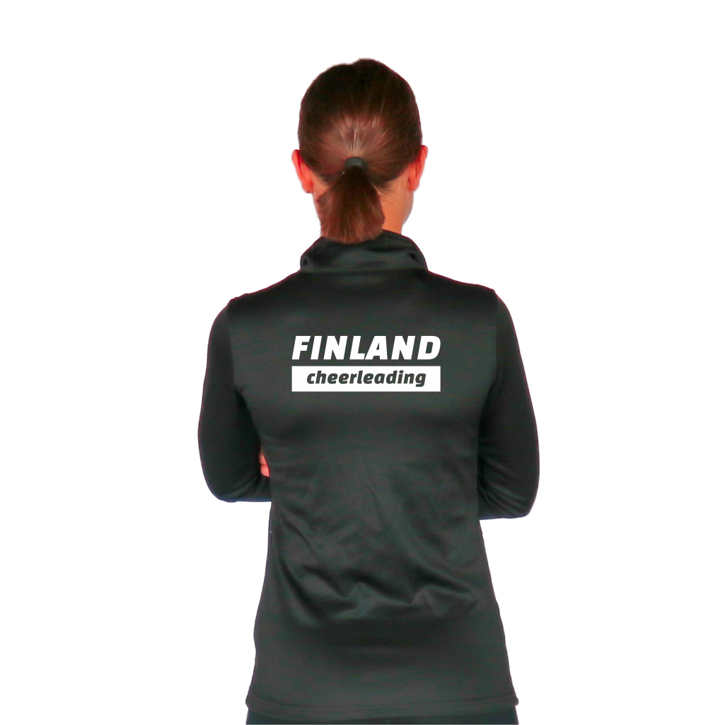 Skillz Gear Fearless verkkatakki FINLAND Cheerleading -painatuksella
