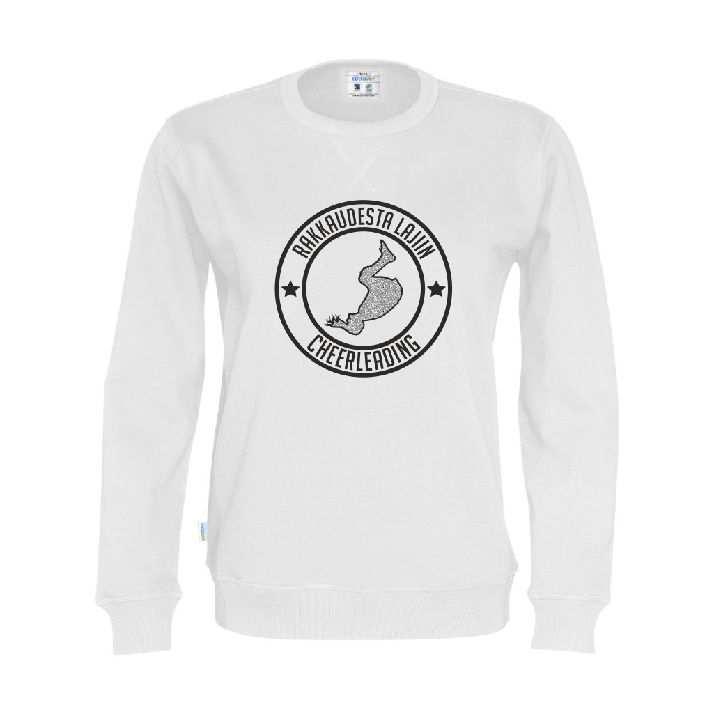 Cottover Rakkaudesta lajiin collegepaita (luomu)