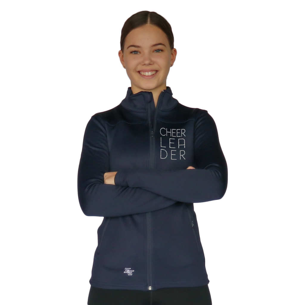 Skillz Gear Invincible verkkatakki CHEER-LEA-DER -painatuksella