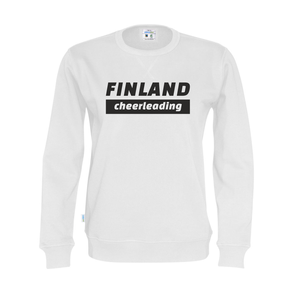 Cottover FINLAND cheerleading collegepaita (luomu)