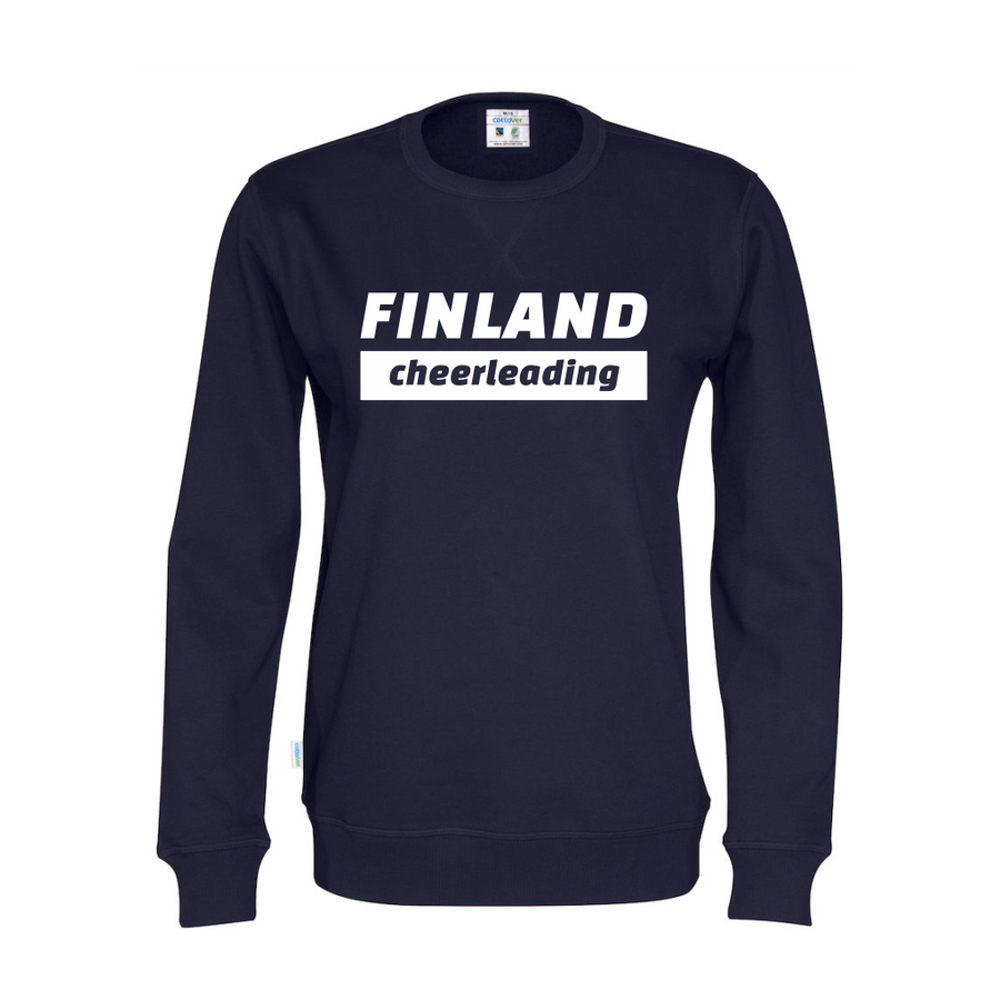 Cottover FINLAND cheerleading collegepaita (luomu)