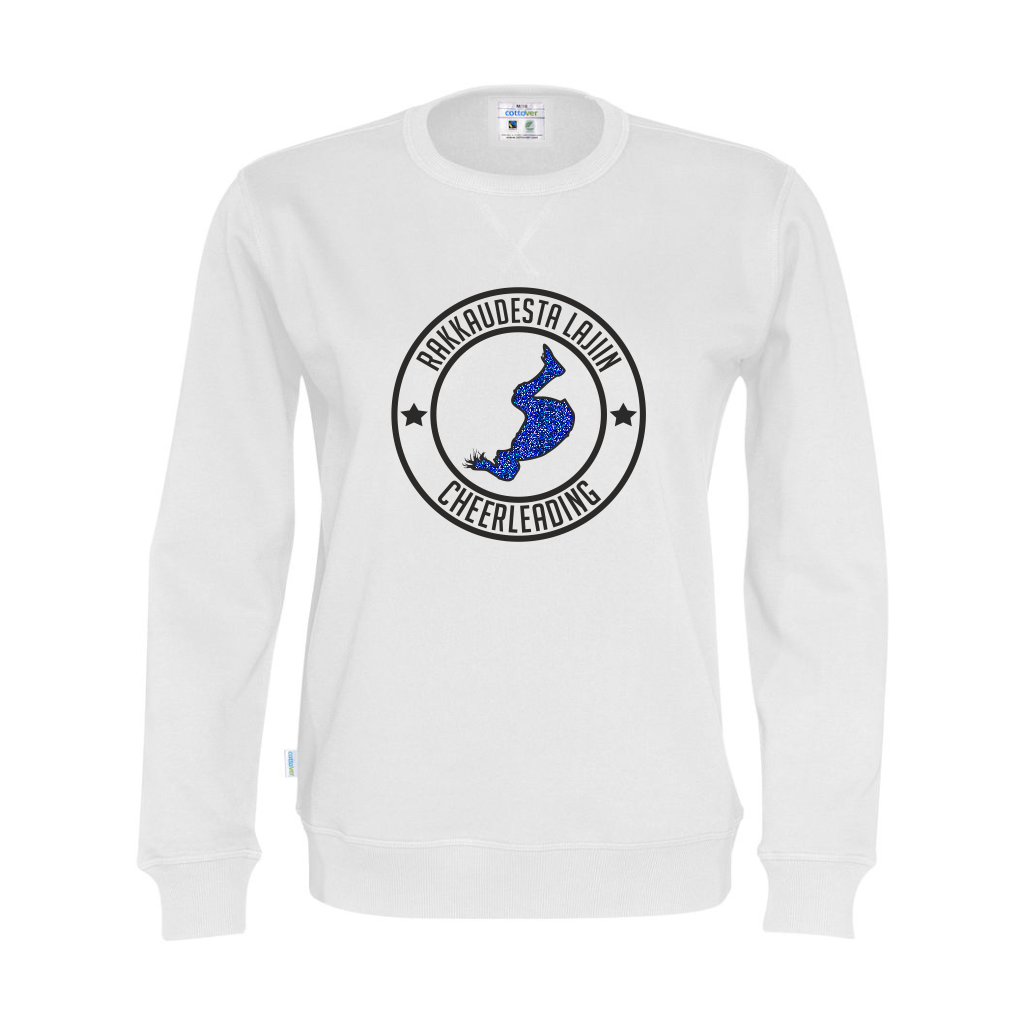 Cottover Rakkaudesta lajiin collegepaita (luomu)