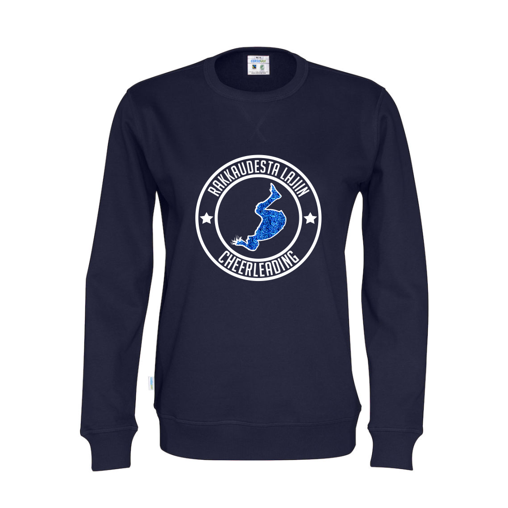 Cottover Rakkaudesta lajiin collegepaita (luomu)