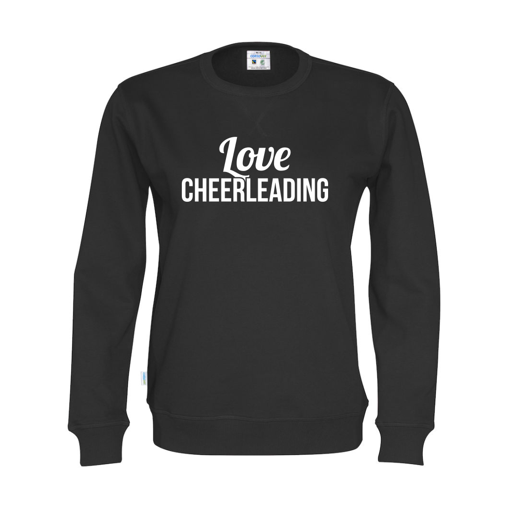 Cottover Love Cheerleading collegepaita (luomu)
