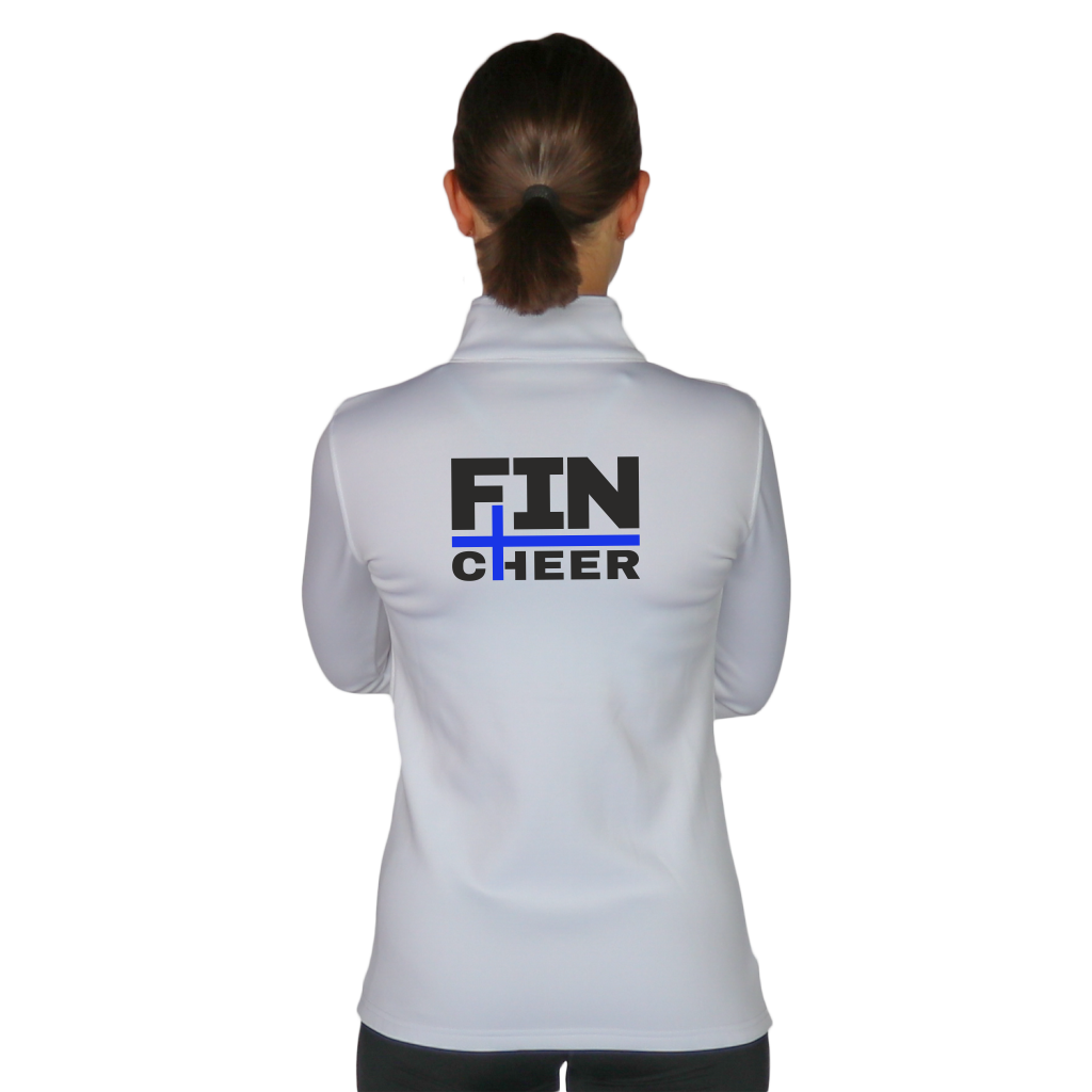 Skillz Gear Invincible verkkatakki FIN CHEER -painatuksella