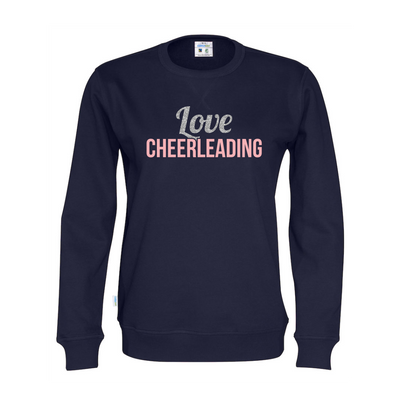 Cottover Love Cheerleading collegepaita (luomu)