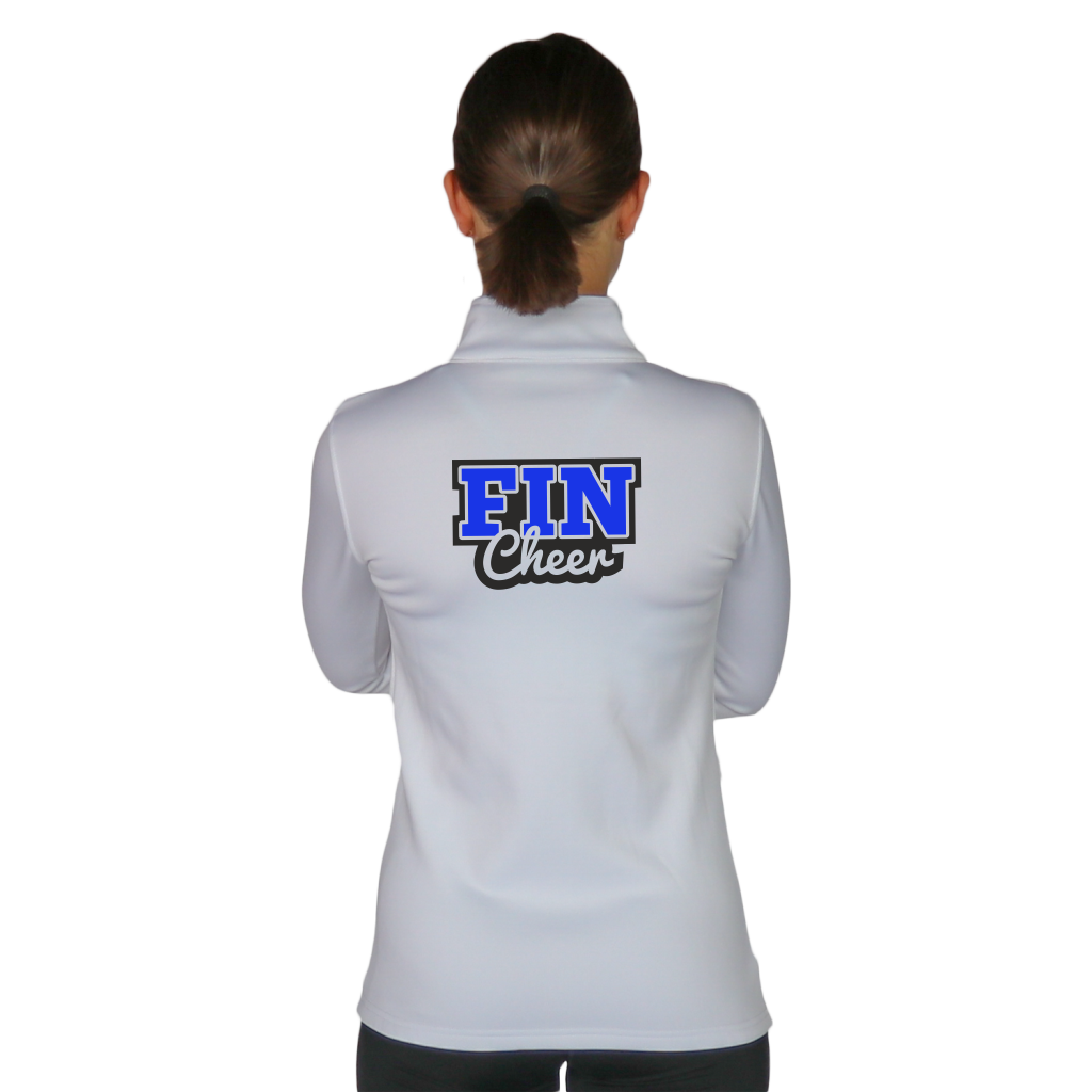 Skillz Gear Invincible verkkatakki FIN cheer -painatuksella