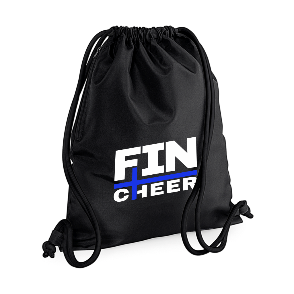 Paksunyörinen FIN CHEER treenipussi