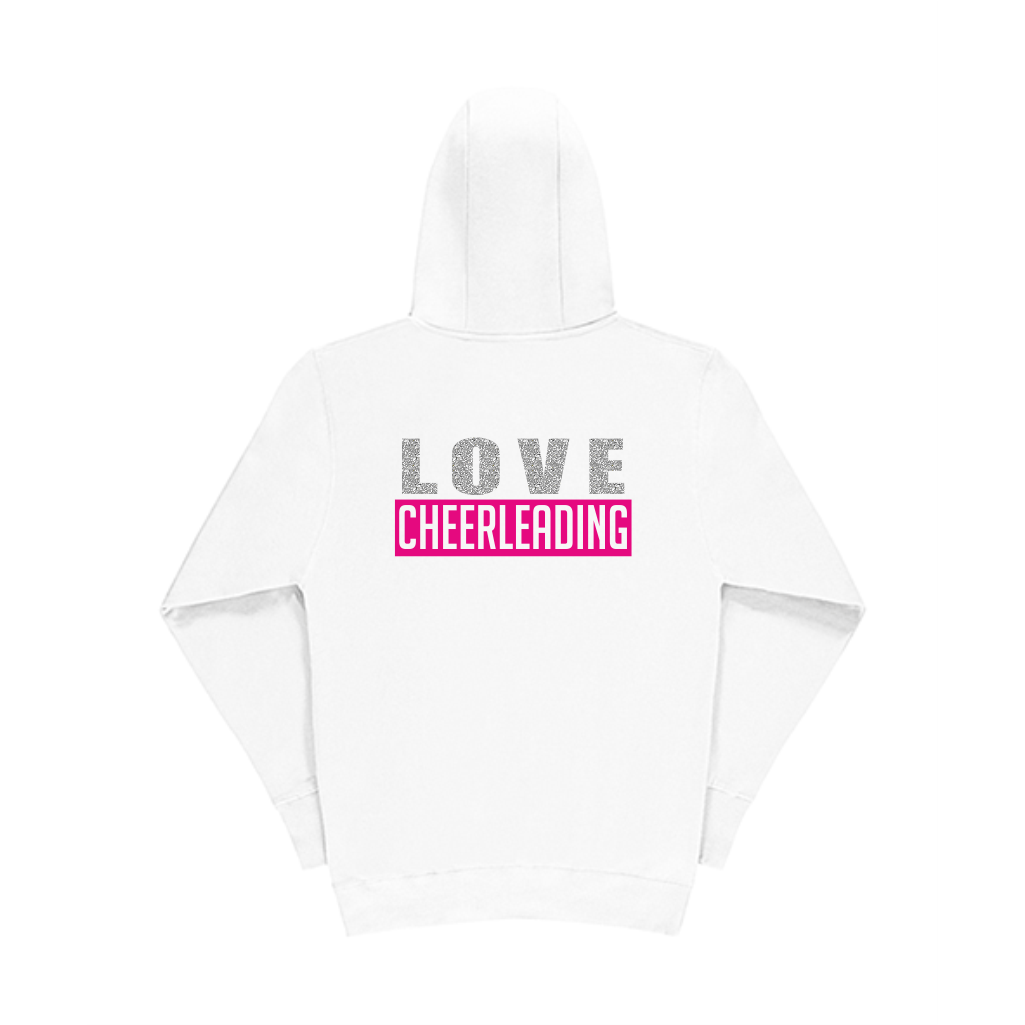 SG LOVE CHEERLEADING vetoketjuhuppari