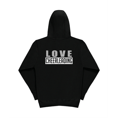 SG LOVE CHEERLEADING vetoketjuhuppari