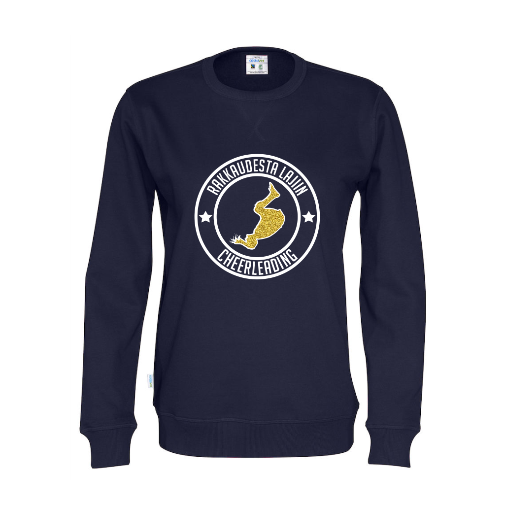 Cottover Rakkaudesta lajiin collegepaita (luomu)