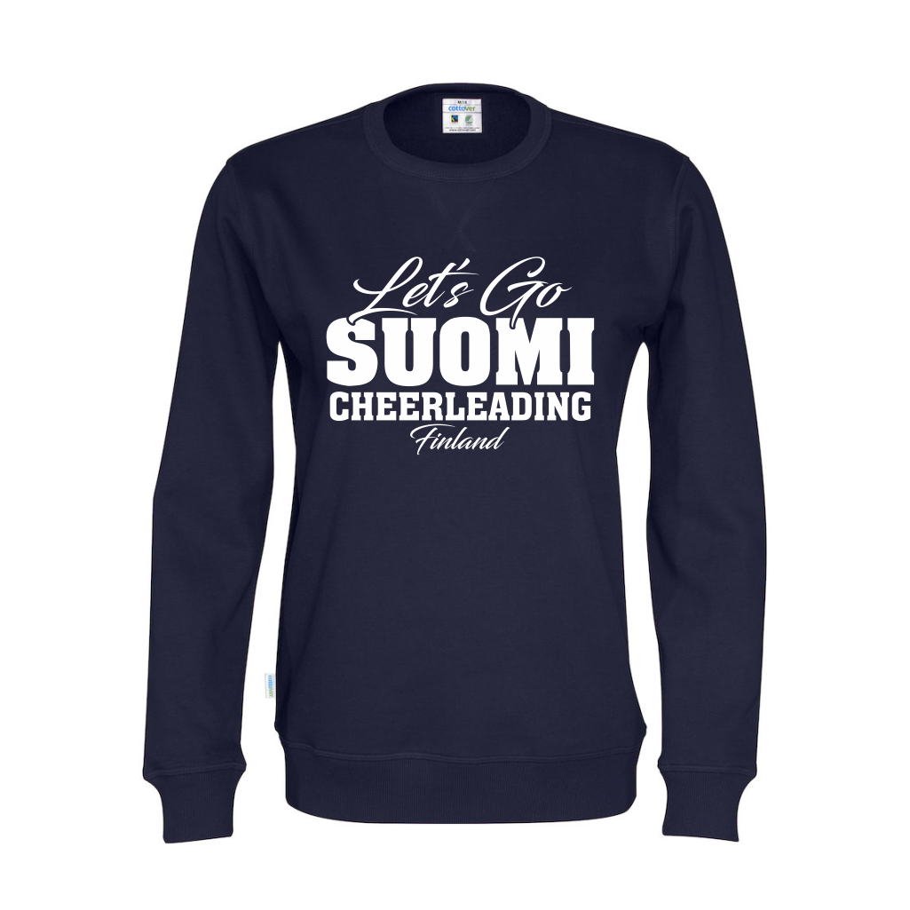 Cottover Let's go Suomi collegepaita (luomu)