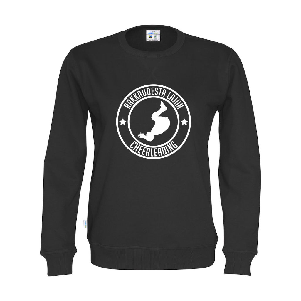 Cottover Rakkaudesta lajiin collegepaita (luomu)