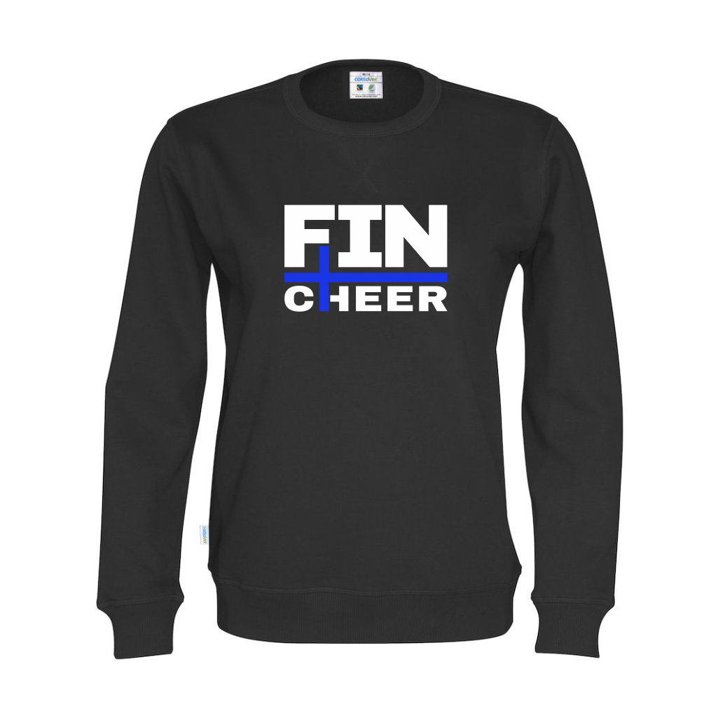 Cottover FIN CHEER collegepaita (luomu)
