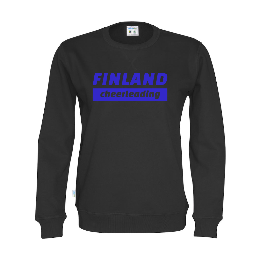 Cottover FINLAND cheerleading collegepaita (luomu)