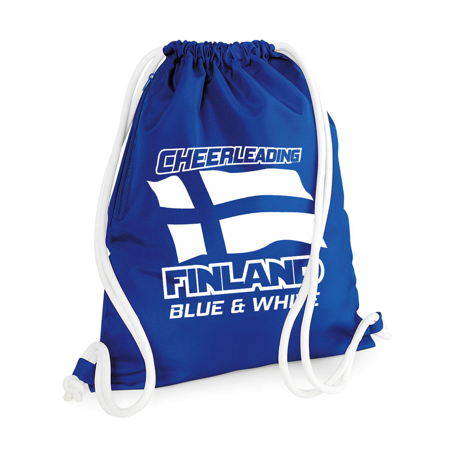 Paksunyörinen Cheerleading Finland treenipussi