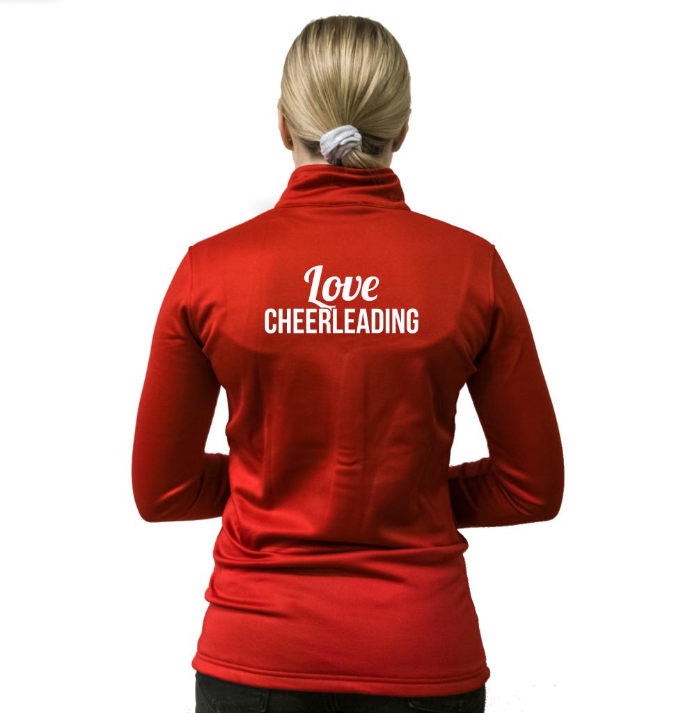 Skillz Gear Invincible verkkatakki Love Cheerleading -painatuksella