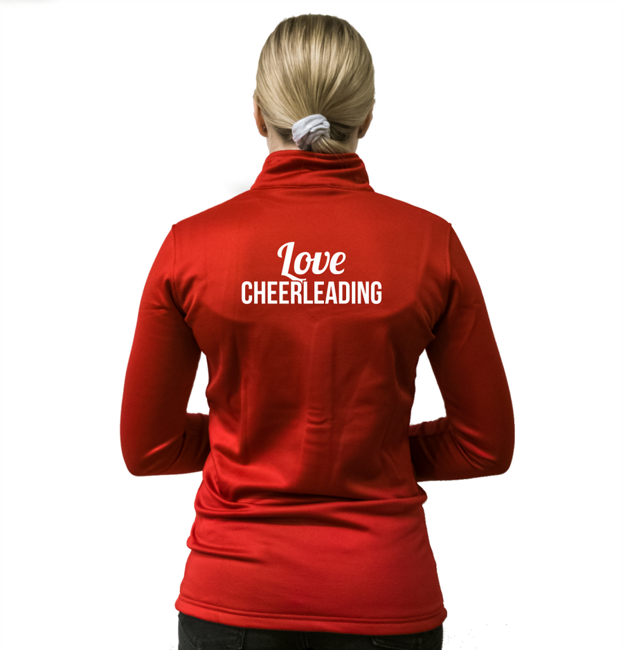 Skillz Gear Invincible verkkatakki Love Cheerleading -painatuksella
