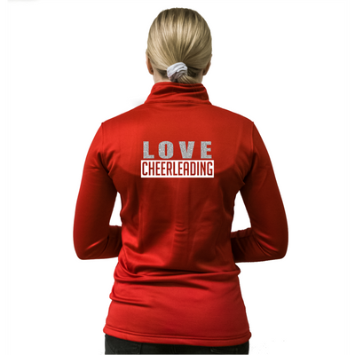 Skillz Gear Invincible verkkatakki LOVE CHEERLEADING -painatuksella