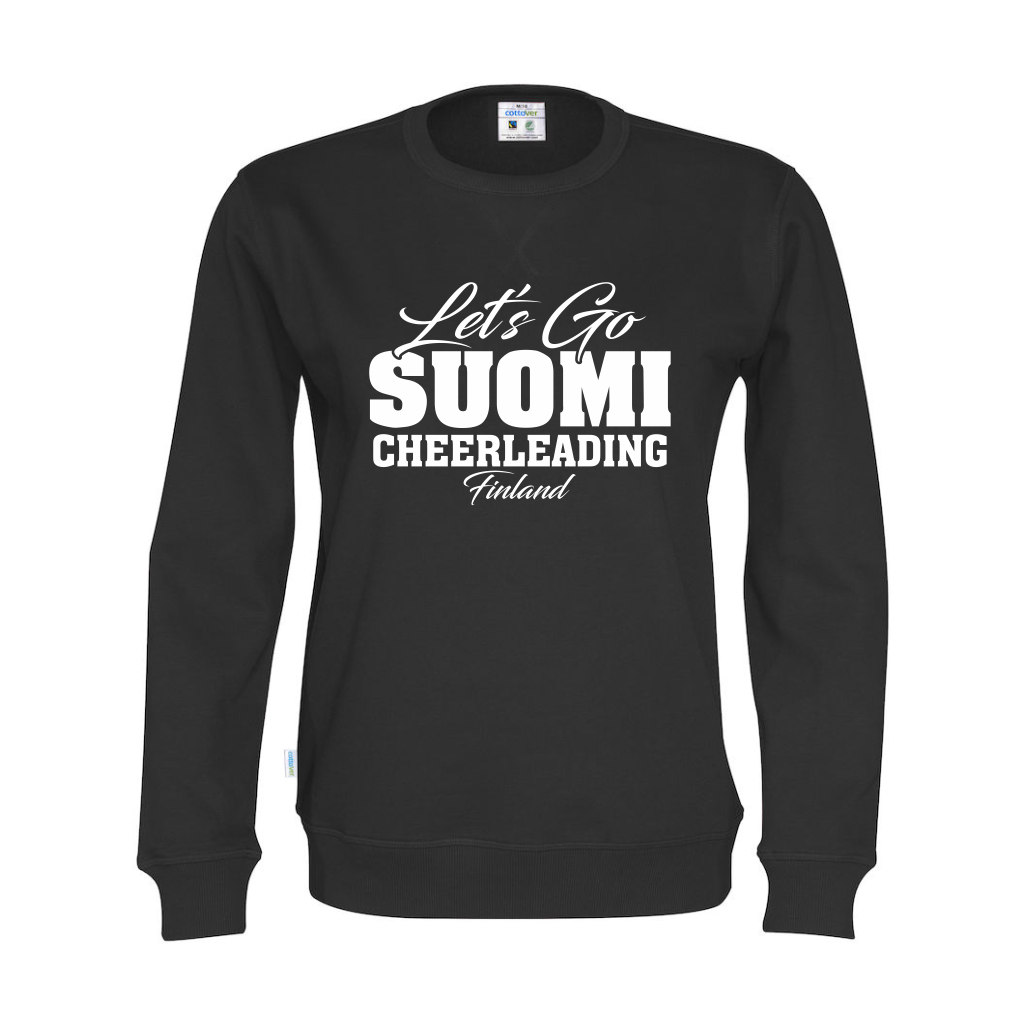 Cottover Let's go Suomi collegepaita (luomu)