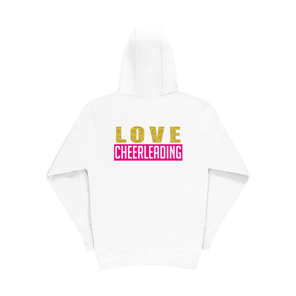 SG LOVE CHEERLEADING vetoketjuhuppari