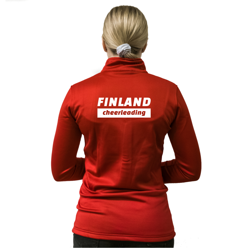 Skillz Gear Invincible verkkatakki FINLAND cheerleading -painatuksella