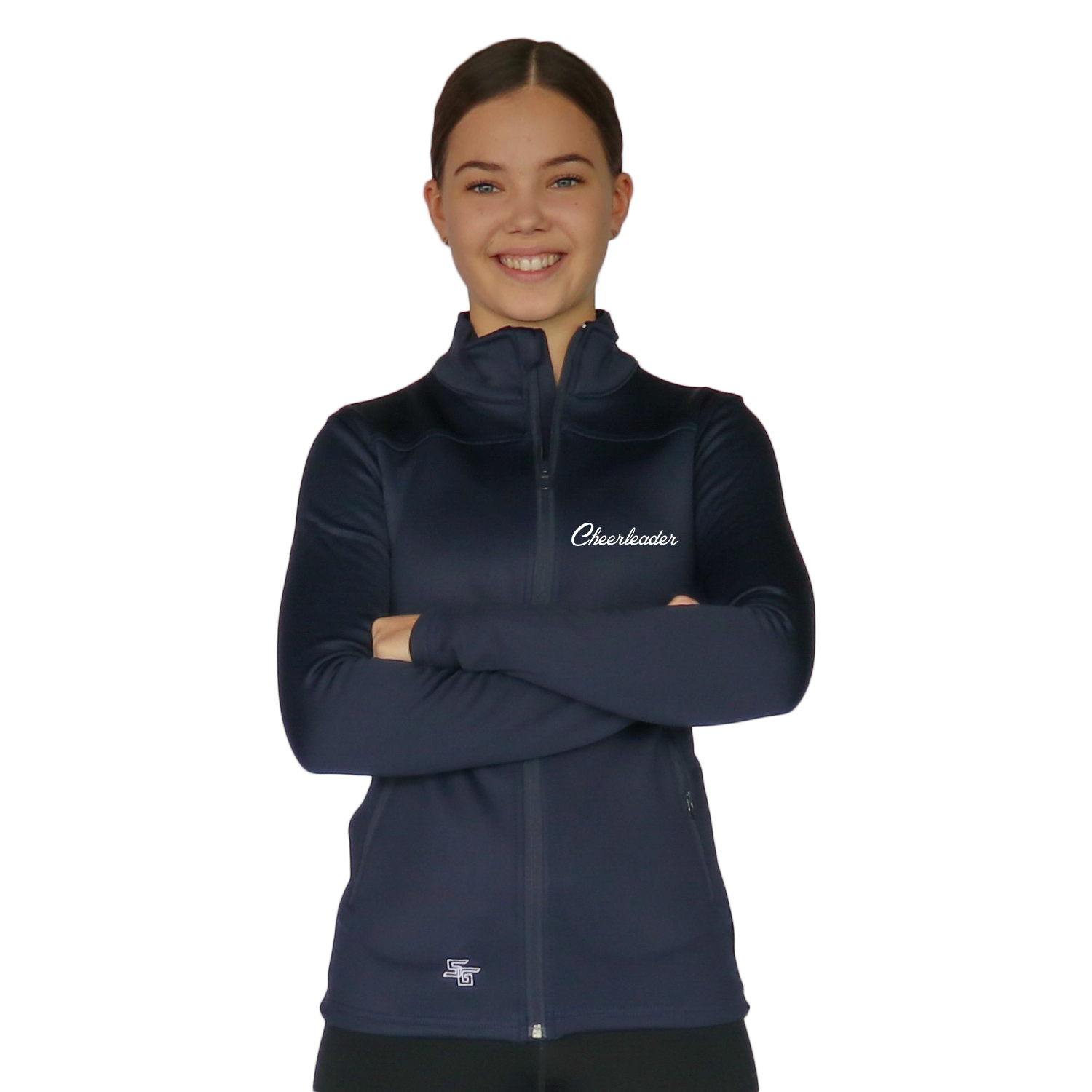 Skillz Gear Invincible verkkatakki Cheerleader -painatuksella