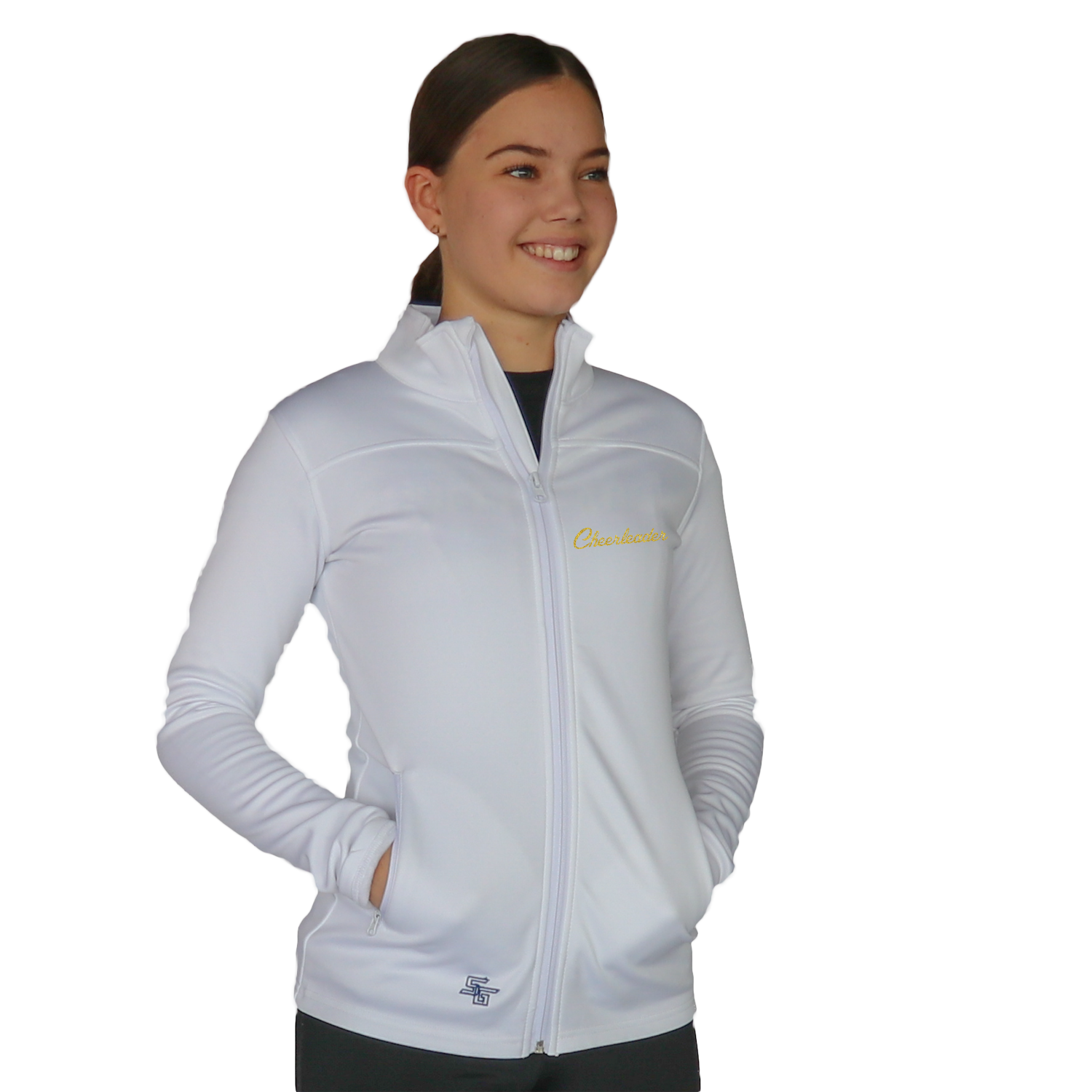 Skillz Gear Invincible verkkatakki Cheerleader -painatuksella