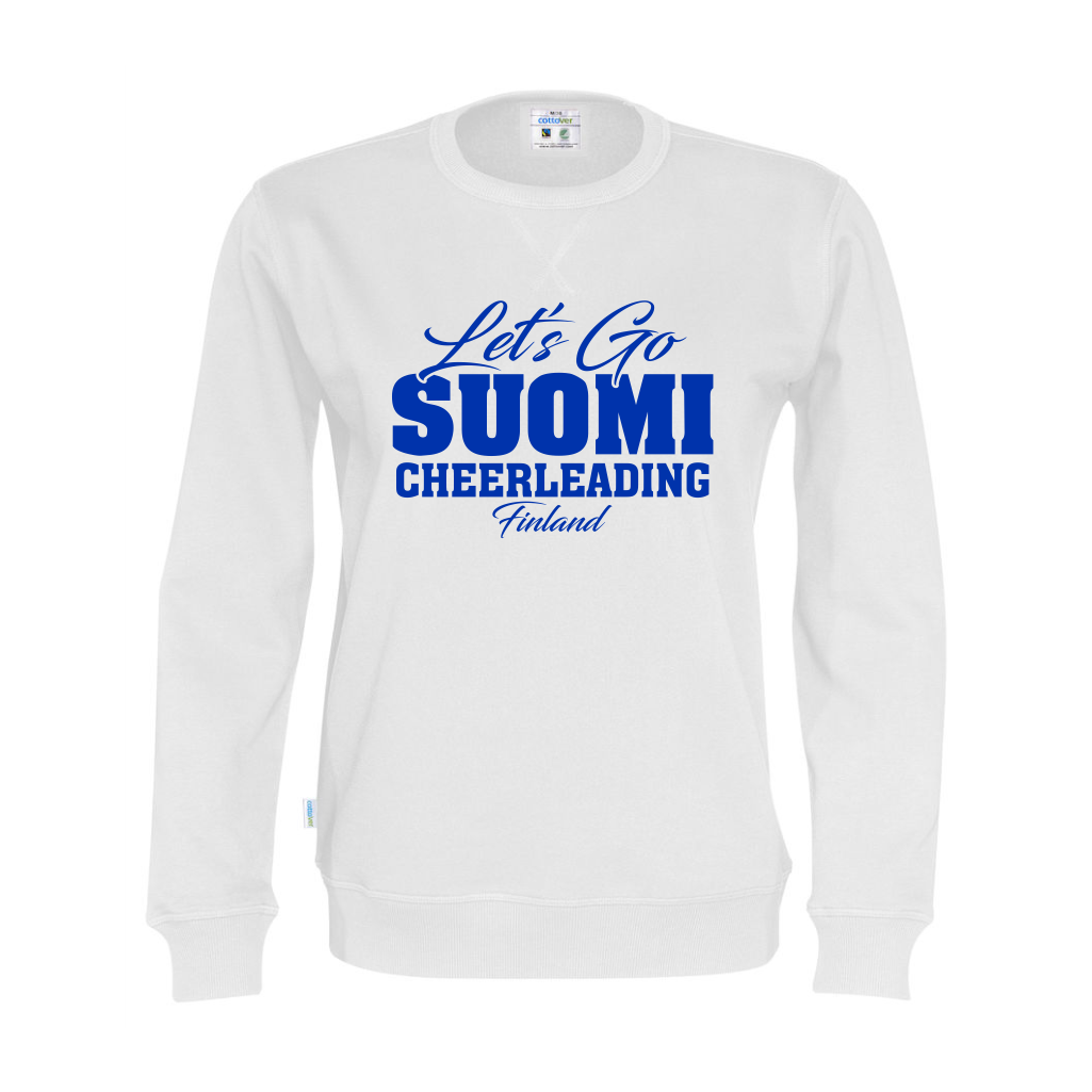 Cottover Let's go Suomi collegepaita (luomu)