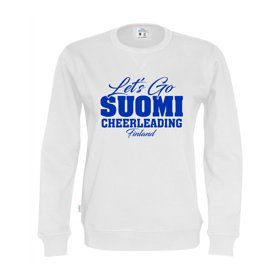 Cottover Let's go Suomi collegepaita (luomu)