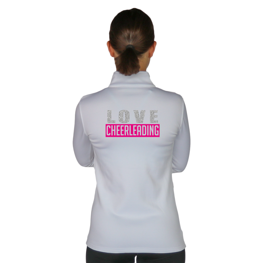 Skillz Gear Invincible verkkatakki LOVE CHEERLEADING -painatuksella