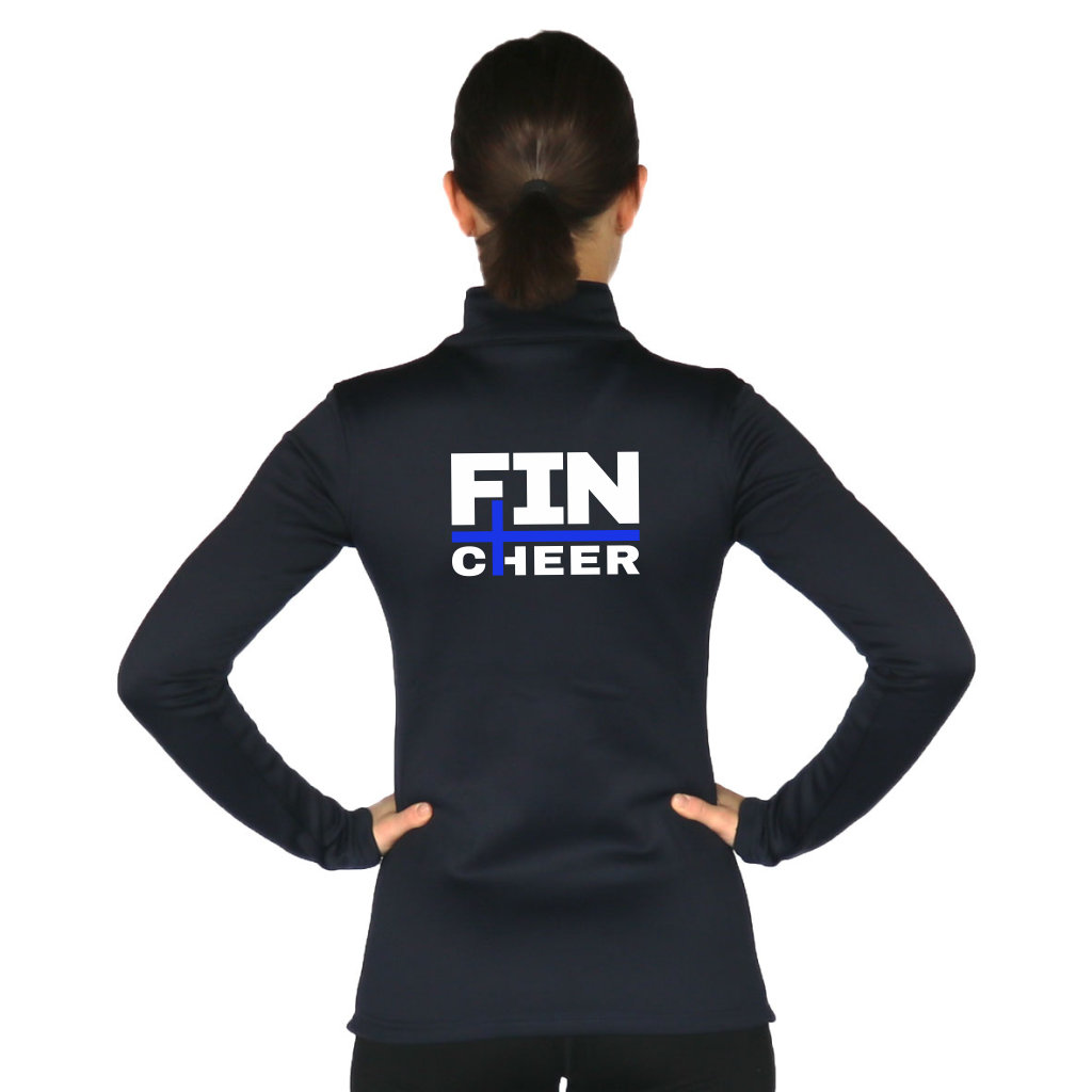 Skillz Gear Invincible verkkatakki FIN CHEER -painatuksella