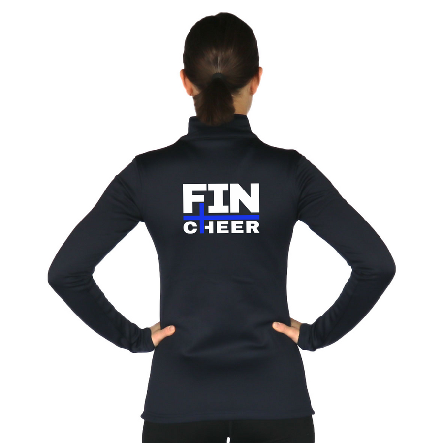 Skillz Gear Invincible verkkatakki FIN CHEER -painatuksella