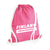 Paksunyörinen FINLAND Cheerleading treenipussi